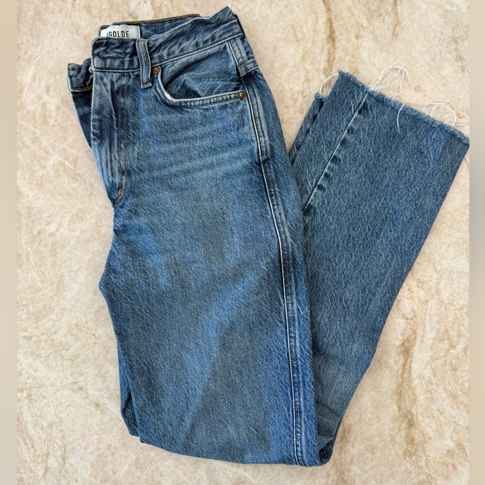 Agolde Classic Blue Jeans